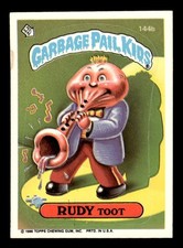1986 Topps Garbage Pail Kids Series 4 Rudy Toot #144b picture