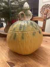 RARE Vintage Patricia Garrett Yellow Squash Tureen & Lid EVC 1997 picture