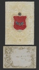 1870s-80s? Victorian VALENTINES CARD, ENVELOPE Attrib./Style of ESTHER HOWLAND picture
