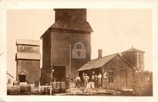 Elevators Lynch NE Nebraska 1914 RPPC Photo Postcard COPY picture