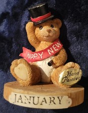 Vintage Theadorables January First Edition Figurine (Few Chips- Please See Pics) picture