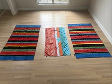 Lot of 3 Vintage 1980s-90s beach towels Collection Terriville picture