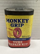 Vintage EMPTY Monkey Grip A-5  Tube Repair Kit Pre-Owned picture