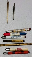 8 Vintage Business Advertising Bullet Pencils Chicago Stock Yards-1 Mechanical  picture