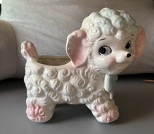 Vintage Narco Made In Japan 1950-60’s Baby Lamb Planter Flower Vase picture