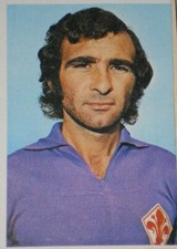 EDIS FIGURINE STICKER FOOTBALLERS 1976/77 - 76 THROAT REC. picture