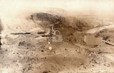 Elephant Butte Dam New Mexico Dam Under Construction RPPC Photo Postcard COPY picture