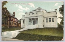 Curtis Memorial Meriden CT Postcard 1909 Divided Back Architecture picture