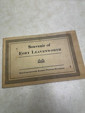 1917 Souvenir of Fort Leavenworth Kansas Advertising Booklet picture