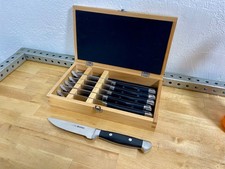 Lynx 6-Piece Stainless Steel Steak Knife Set In Wood Presentation Box 5