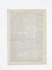 Original Harper's Weekly Abraham Lincoln April 27 1861 pp. 259-268 Without Cover picture