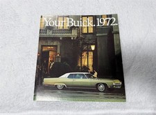VINTAGE 1972 BUICK DEALERSHIP BROCHURE SKYLARK ELECTRA ESTATE WAGON LESABRE picture