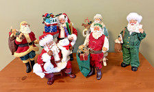 Lot of (6) Vintage CLOTHTIQUE SANTA POSSIBLE DREAMS Figures picture