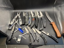Pocket Knife Multi Tool Lot Frost Cutlery Craftsman Kobalt Eagle Eye Falcon 18pc picture