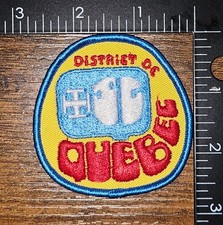 District De Quebec Canada International Boy Scout Patch picture