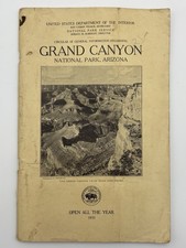 1931 Grand Canyon Department of the Interior Travel Guide Maps and Fred Harvey picture