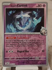 Pokemon TCG Steven's Carbink Reverse Holo Common SV10: Destined Rivals 086/182 N picture