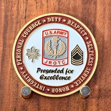 Benton High School Panther Battalion Army JROTC Challenge Coin  W#27 picture