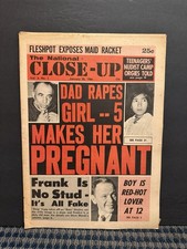 1966 Jan 20th National Close-Up Newspaper, Frank Sinatra, Brigitte Bardot (10U) picture
