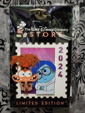 DEC WDCS D23 2026 Pixar Stamp Anxiety Sadness Inside Out 2 2024 Disney Pin picture