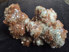  Brown, And White Aragonite cluster 7-inch very heavy large display piece  picture