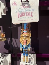 Disney Parks  Sugarplum Fairytale Beast Nutcracker Ornament NEW picture