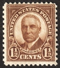 1930 Warren G Harding 96 year old 1 1/2 Cent US Postage Stamp MINT picture