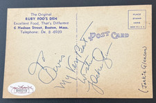 Jackie Gleason ~ Signed Autographed Chinese Restaurant Postcard ~ JSA LOA picture