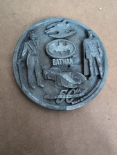 Batman 50th Anniversary Pewter Medallion, 1989 DC Comics picture