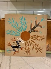 VTG Southwestern American Sand Art  sacred plants 12x12 picture