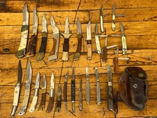 25 Vintage Pocket Knife Lot Camillus Imperial Colonial Winchester Frost Cutlery picture