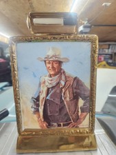 Vintage 1979 John Wayne 23K Gold Whiskey Decanter 750ml Kentucky Bourbon Bottle picture