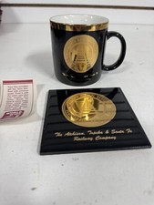 VTG AAR 98th Annual Session Scottsdale 1989 Mug Coaster Set Atsf Santa Fe BH picture