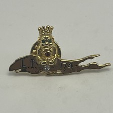 Vintage ROJ Long Island Court 174 Jeweled Billiken Pin  picture