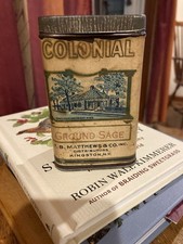 Vintage Colonial Ground Sage Spice Tin Cooking Collection picture