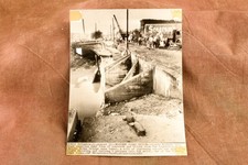 Scioto River Bridge Lightning Collapse Columbus OH 5¼x7⅛ 1947 AP Wire Photo V34 picture