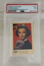 1962 DUTCH GUM STAR BILDER B #227 VIVIEN LEIGH STAR BILDER B, PSA 7, POP 1 picture