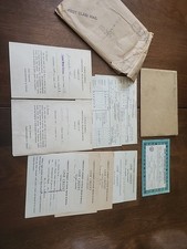 1940s Springfield MA School Report Cards + Credit Slips + 1944 Boy Scout Merit B picture