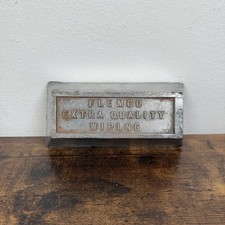 Vintage 5 lbs Lead Ingot Smelter Cast Iron Bar | Flemco | Made In USA picture