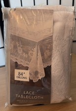 Lace Tablecloth beautiful 84” oblong picture