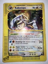 Pokemon Kabutops 150/144 Skyridge Crystal Type Holo Rare English 90 2003 picture