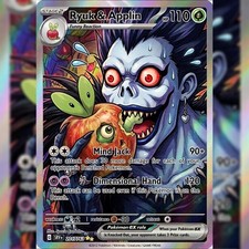 Artist-Created Applin Mind Holographic Art Card – Original Artwork picture