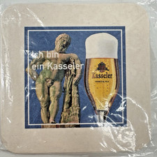 Beer Coasters German Kasseler Pils Vintage Bar Pub Advertising 6 Pack picture