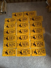1983 Wyoming Truck License Plates NEW picture