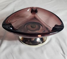 Art Deco Amethyst Glass Ash Tray picture