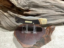 Vintage SCHRADE Old Timer 60T Sawcut Staglon Scales Pocket Knife -USA picture