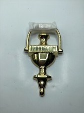 Elegant Brass Door Knocker NO Hardware Engraveable Colonial Style 351495 Taiwan picture