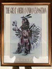 Vintage Poster 1993 Great American Indian Exposition picture