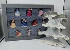Royal Doulton Pretty Ladies Miniature Figurines Collectors Stand Cardew 2002 picture
