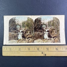 Glen Ellis Falls White Mountains Stereoview London Stereoscopic Co. 1870s picture